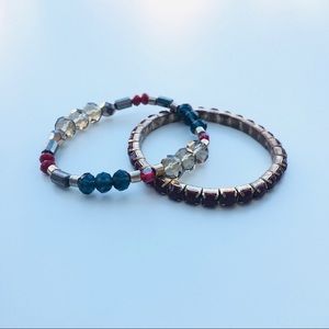 2 Beaded Bracelets